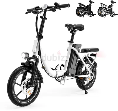 Wind Horse Folding Ebike for Adults Up to 35 Miles, 16 Electric Bike for Adults