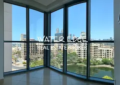 Rare Corner 1BR + Study | Golf, Sea &amp; Lake Views