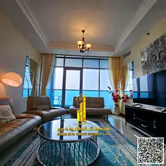 Beautiful three-bedroom duplex apartment with a sea view, fully furnished with new furniture, availa