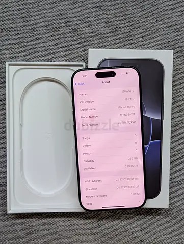Iphone 16 pro 256GB
