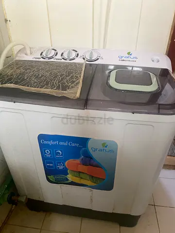 Used Gratuis Twin Tub Washing Machine - Compact Semi-Automatic