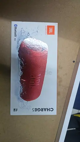 JBL Charge 5 Portable Bluetooth Speaker - Red (Boxed)