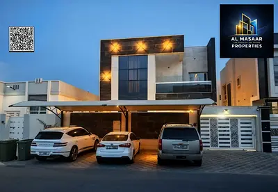 Own a distinctive villa with modern designs and personalized finishes in the Al Zahia area of ​​Ajman, close to services, malls, and main roads, with