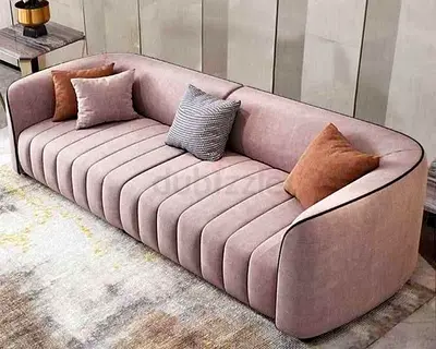 Modern Design 3 seater Sofa in Boucle Fabric Available in multi colours