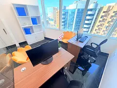 Stylish office space with free Dewa, Wi-Fi &amp; chiller|0% commission