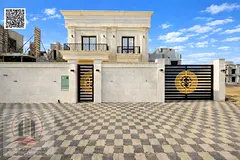 For sale, a villa in Ajman Al Helio, 5 master rooms, a Majles room, a hall, and a maid’s room, fre
