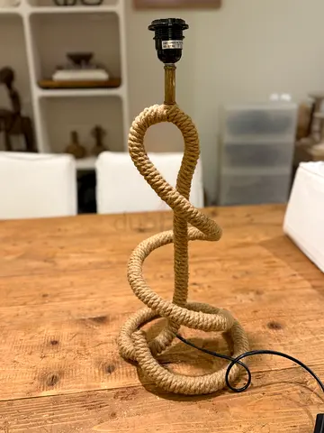 Rope table lamp