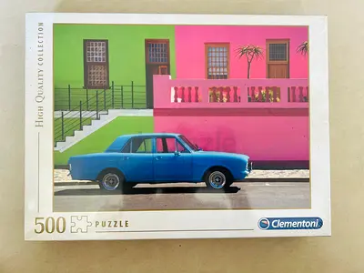 Clementoni 500-piece Vintage Car Puzzle — Brand New, Sealed