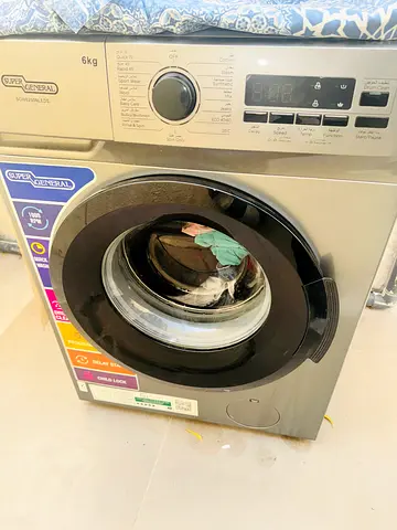 Super General 6kg Front Load Washing Machine - Good Working Condition newly bought 3 months ago