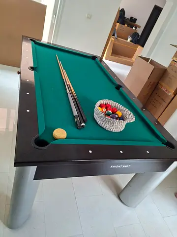 7 feet knight shot billirds table is for sale