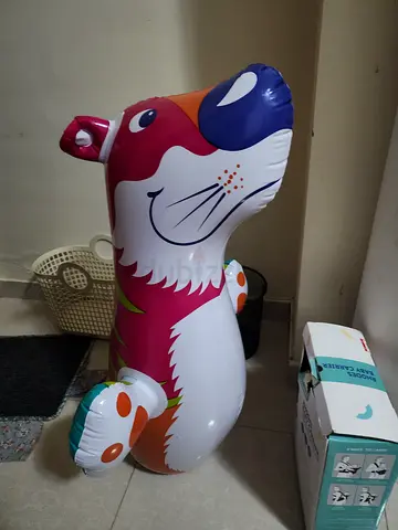 Inflatable Bouncy Animal Hopper Toy - Good Condition.