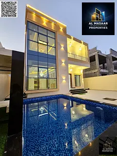 The villa features fully equipped facilities including central air conditioning, as well as electric