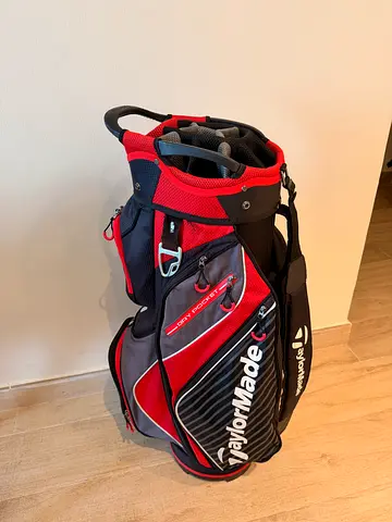 TaylorMade Pro Cart 6.0 Golf Bag – Black/Red