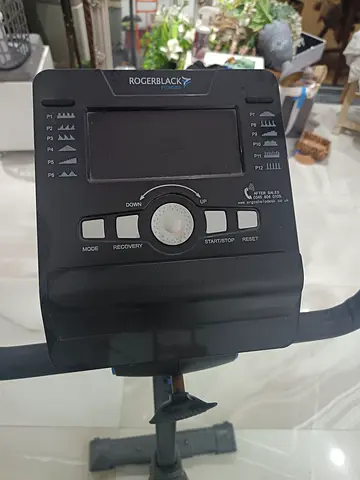 Roger Black Upright Exercise Bike with Console - Good Working Condition