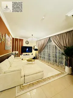 2bhk yearly rent 75k with furniture in corniche residential tower