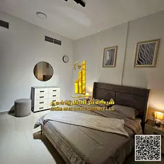 Luxury apartment for monthly rent - one bedroom and a hall with a balcony open view, fully furnished