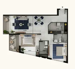 2% commission from the seller / Ready  Vacant 2BR | Brand New | Below Market Price | Arjan