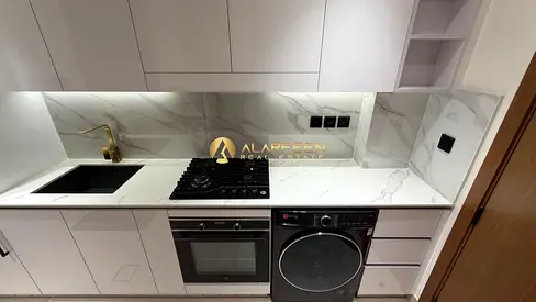 Furnished Studio | Binghatti Azure | Balcony With Downtown View