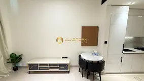 Furnished Studio | Binghatti Azure | Balcony With Downtown View