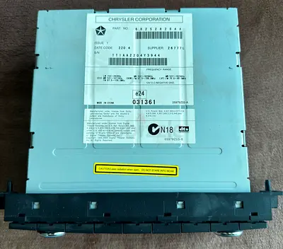 Jeep Wrangler JK Media Player Unit