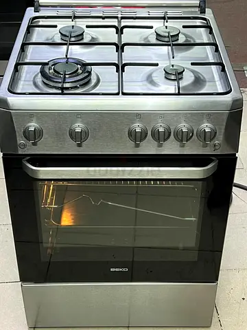 Beko brand cooker full gas size 60by60cm 4 burnal