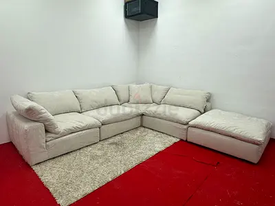 Amazing condition marina home luscious sofa with footstool