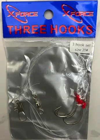 X-Force 3 Hook Fishing Set - Perfect for Your Next Catch!