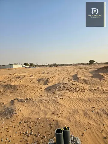 For sale residential land plots in Al Blida 1, Sharjah Plot size: 2,907 sq. ft. Prime location – second plot from the main street (97)