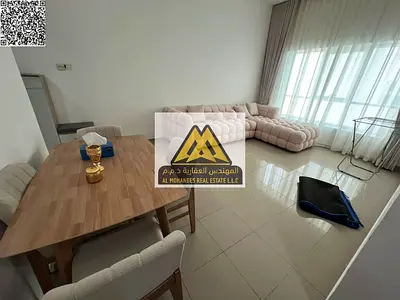 شقة غرفة وصالة للبيع في أبراج لؤلؤة عجمان وسط المدينة مساحة 905 قدم بلكونة طابق مرتفع بسعر 340 ألف