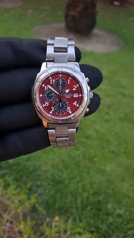 Vintage Seiko 7T92-0CA0 Speedy Quartz Chronograph used watch