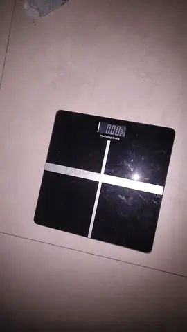 Digital Bathroom Weight Scale - Glass Top, LCD Display