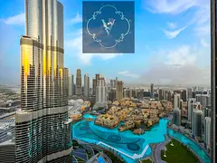 Unobstructed view of BURJ KHALIFA &amp; FOUNTAIN VIEW from your apartment| Furnished with bills|