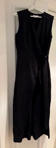 Black Sleeveless Wrap Jumpsuit / COS - Size 38