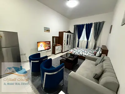 ستوديو مفروش بالكامل للإيجار الشهري فيالجرف 2– عجمان بجوار محكمه عجمان  استوديو أنيق بمساحة واسعة وتشطيب راقٍ مفروش بالكامل بأثاث جديد وعصري