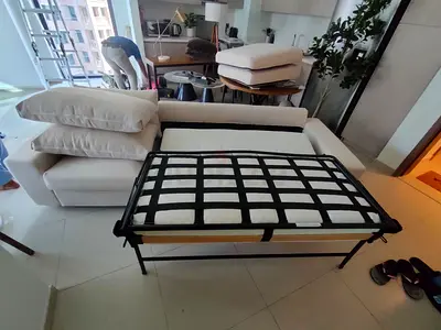 Ikea vimle beige color 3 seater sofa bed