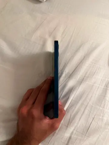 iPhone 12 blue smartphone (flat edges) - good condition