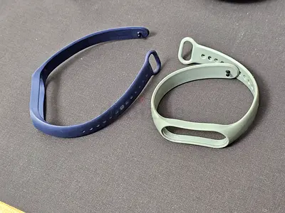 Two silicone replacement bands for fitness tracker (Mi band 6)