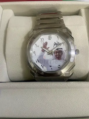 Custom Men’s Stainless Steel Wristwatch with Personal Photo Dial