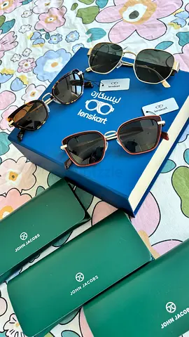 Set of three John Jacobs sunglasses — good condition