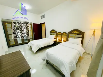 *بدون عمولة* بناية اول ساكن شقق مفروشة  للإيجار الشهري – غرفة وصالة 4000 وغرفتين وصالة 5000 في عجمان النعيمية 1