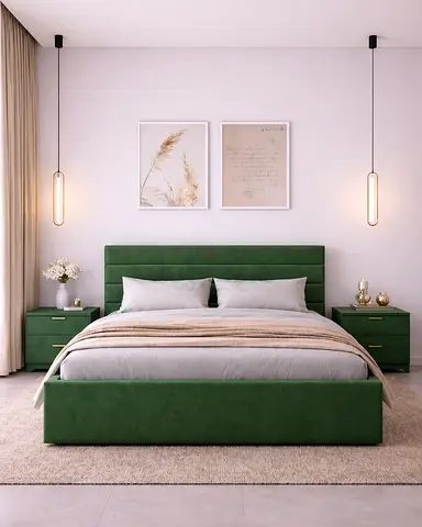 Stylish New Queen size bed storage including mattress good quality Queen bed