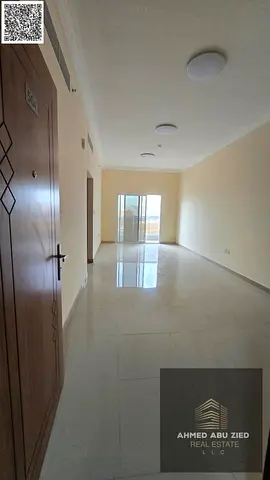 Luxurious brand new first occupancy 1BR hall 2 baths storage central AC balcony open view spacious prime location easy access Dubai Sharjah