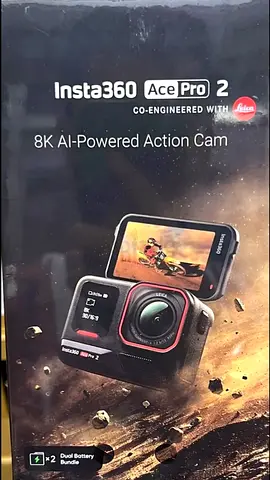 Insta360 Ace Pro 2 8K AI-Powered Action Camera (Like New) - Dual Battery Bundle