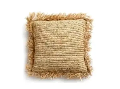 Bali Raffia Cushion Covers – Handmade Boho Style (40 x 40 cm)