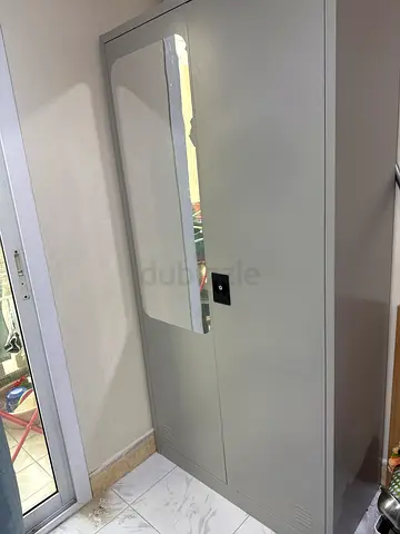 Metal Shelf/wardrob grey color