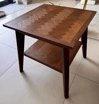 chevronet night stand or side table