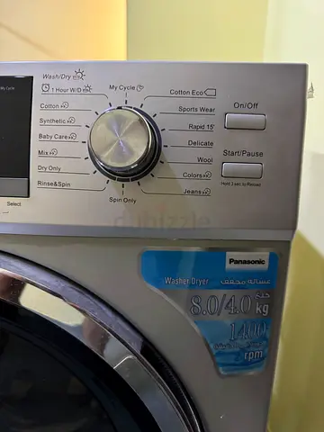 Panasonic Front Load Washer 8 kg  Dryer 4kg Machine - Excellent Working Condition