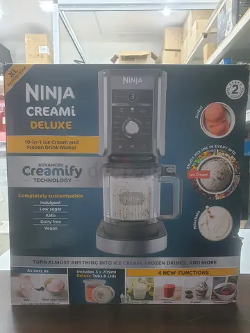 Ninja CREAMi Deluxe 10-in-1 Ice Cream  Frozen Drink Maker