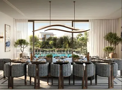 فيلا من 5 غرف نوم | قصر أوسترا | إطلالات على البحيرة والمسبح | تصميمات داخلية مفروشة