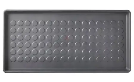 Large Non-Slip Shoe/Boot Tray — Grey, Hard Plastic BRAND NEW CONDITION